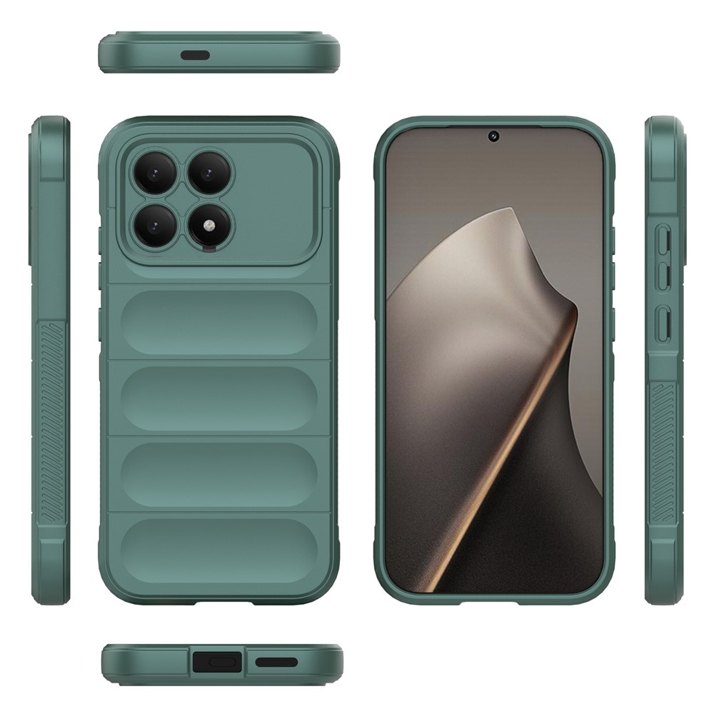 Rugg tartós zselés tok Xiaomi Poco F8 Pro 5G - zöld