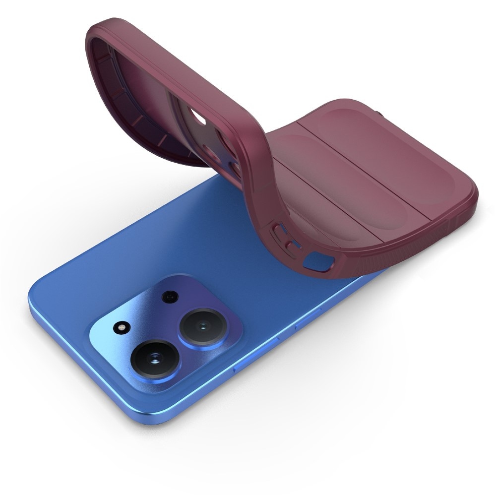 Rugg tartós zselés tok Xiaomi Redmi 15C 4G/5G (173mm)/Poco C85 (173mm) - bordó színben