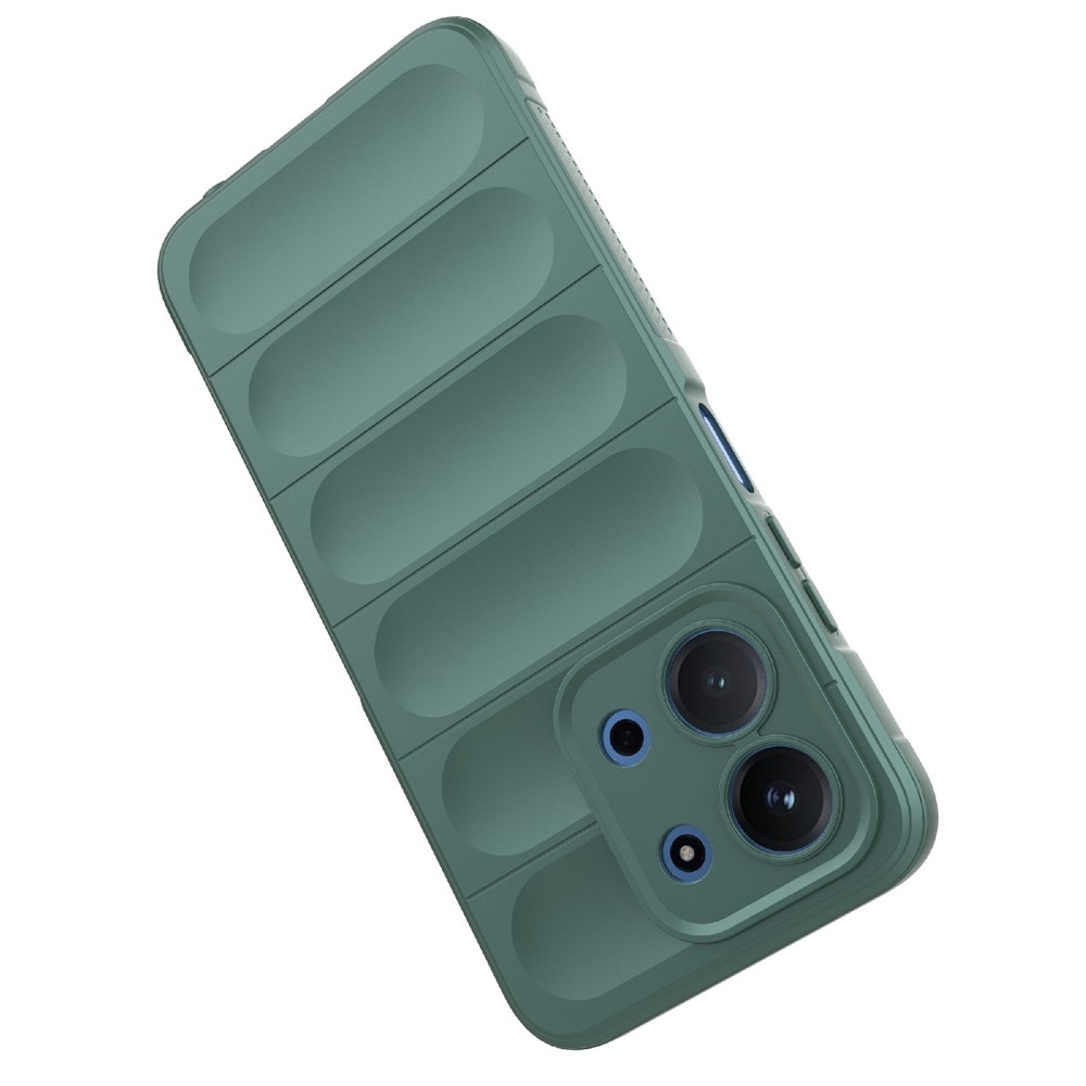 Rugg tartós zselés tok Xiaomi Redmi 15C 4G/5G (173mm)/Poco C85 (173mm) - zöld