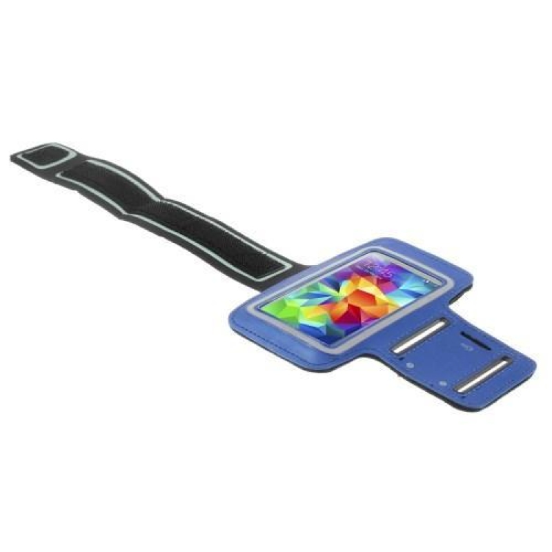 Futótáska mobiltelefonhoz 131 x 65 mm-es méretig - kék színű