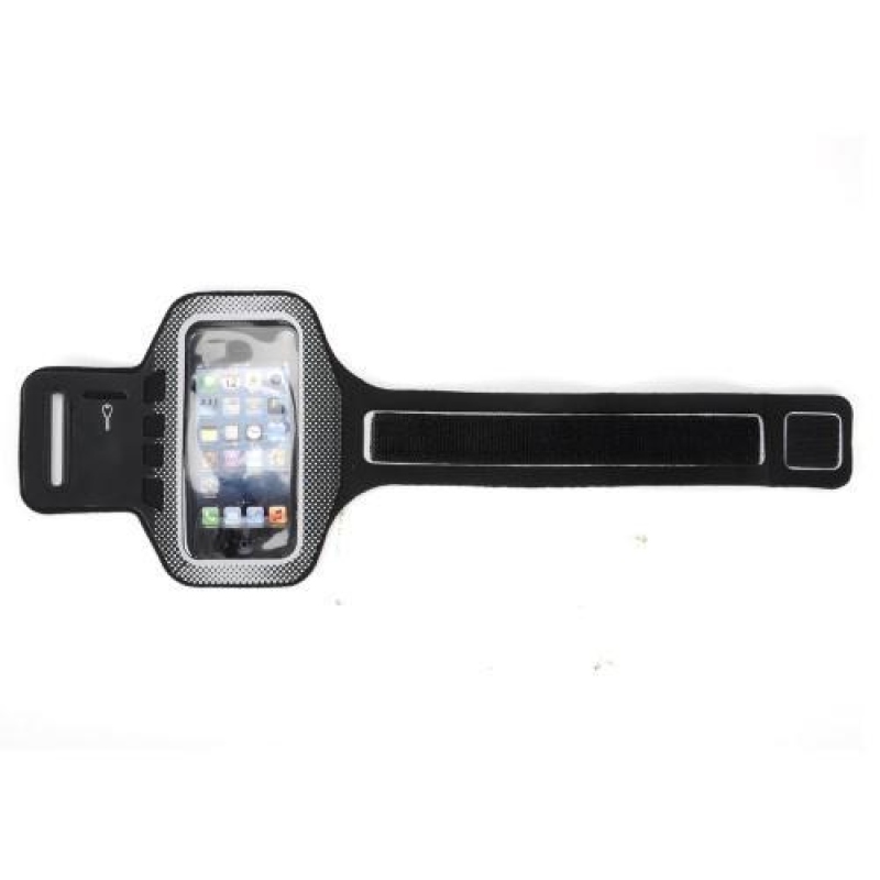 RunX7 sport kézitáska 125*60 mm-es telefonokhoz - fekete színben