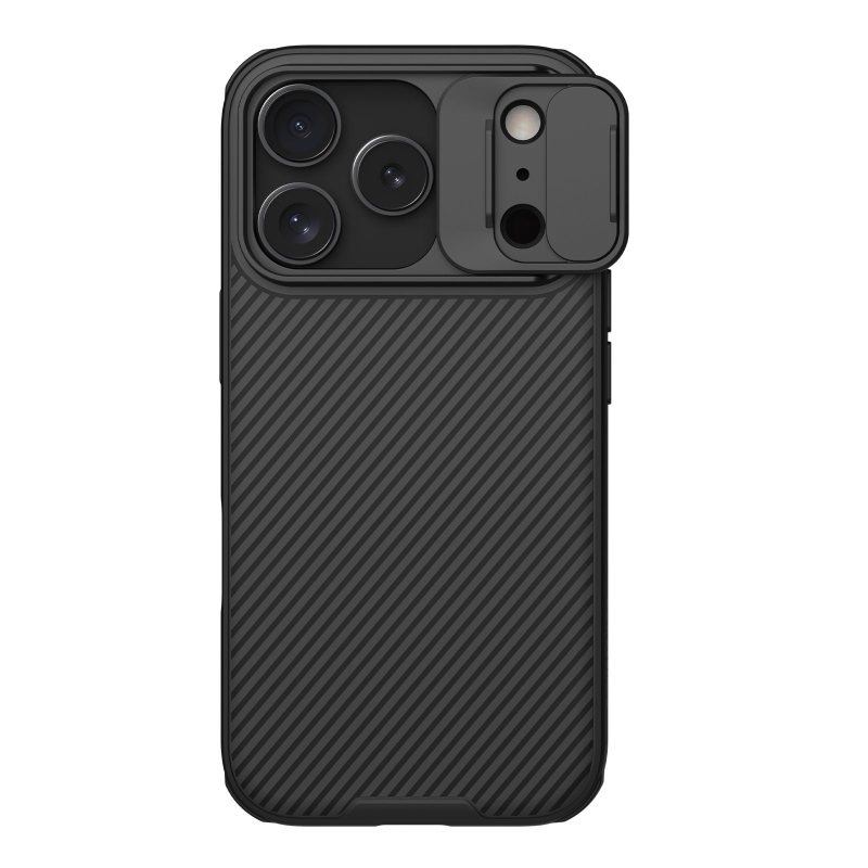 Nillkin CamShield PRO hátlap az Apple iPhone 17 Pro készülékhez Fekete