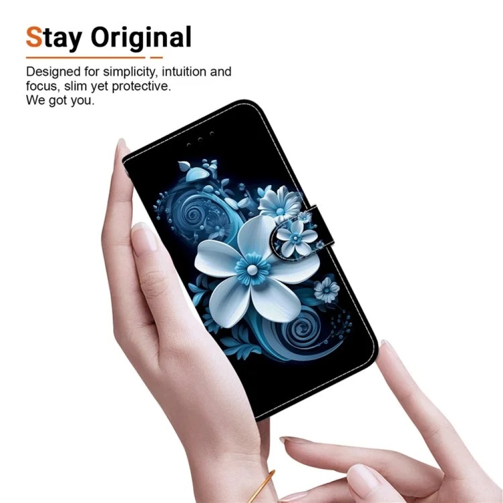 Sokoldalú könyves tok Samsung Galaxy A36 5G/A56 5G - orchidea