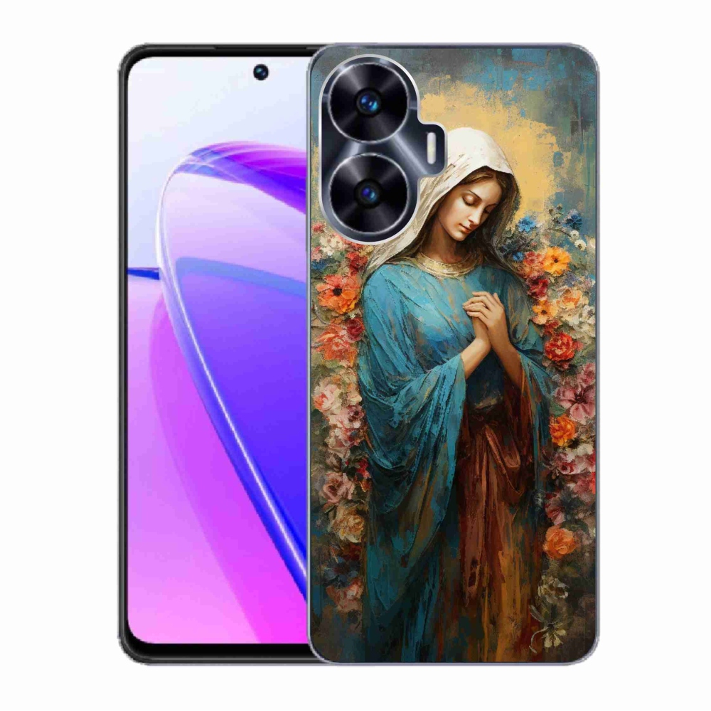 Gél borító mmCase a Realme C55 készülékhez - szent nő