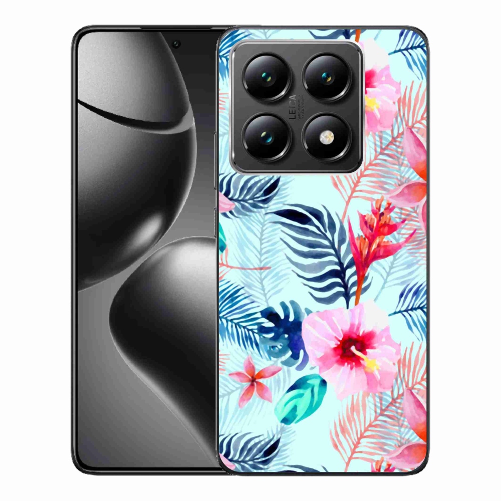 Gél borítás mmCase a Xiaomi 14T-hez - virágok
