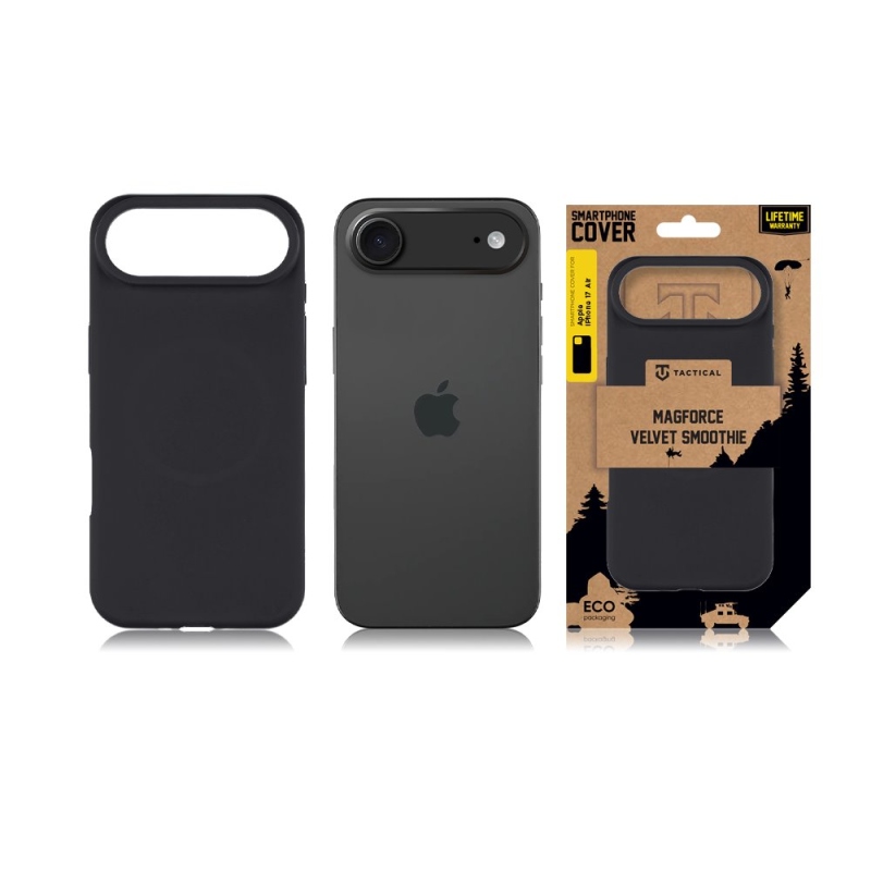 Taktikai MagForce bársony Smoothie borító Apple iPhone 17 Air aszfaltra
