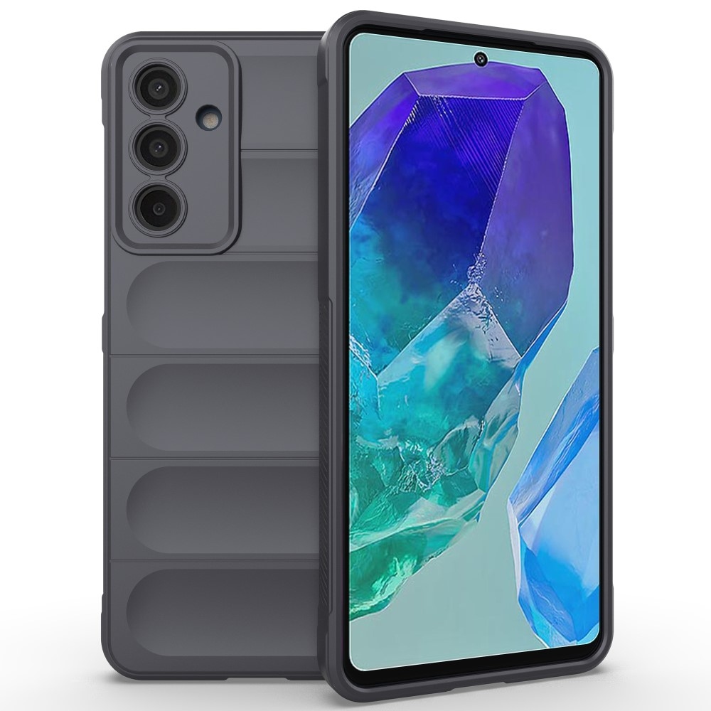 Rugg tartós zselés tok Samsung Galaxy M55 5G - sötétszürke