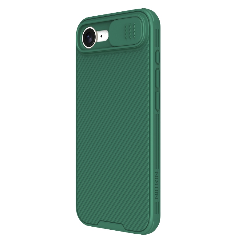 Nillkin CamShield PRO hátlap az Apple iPhone 16e készülékhez Mélyzöld