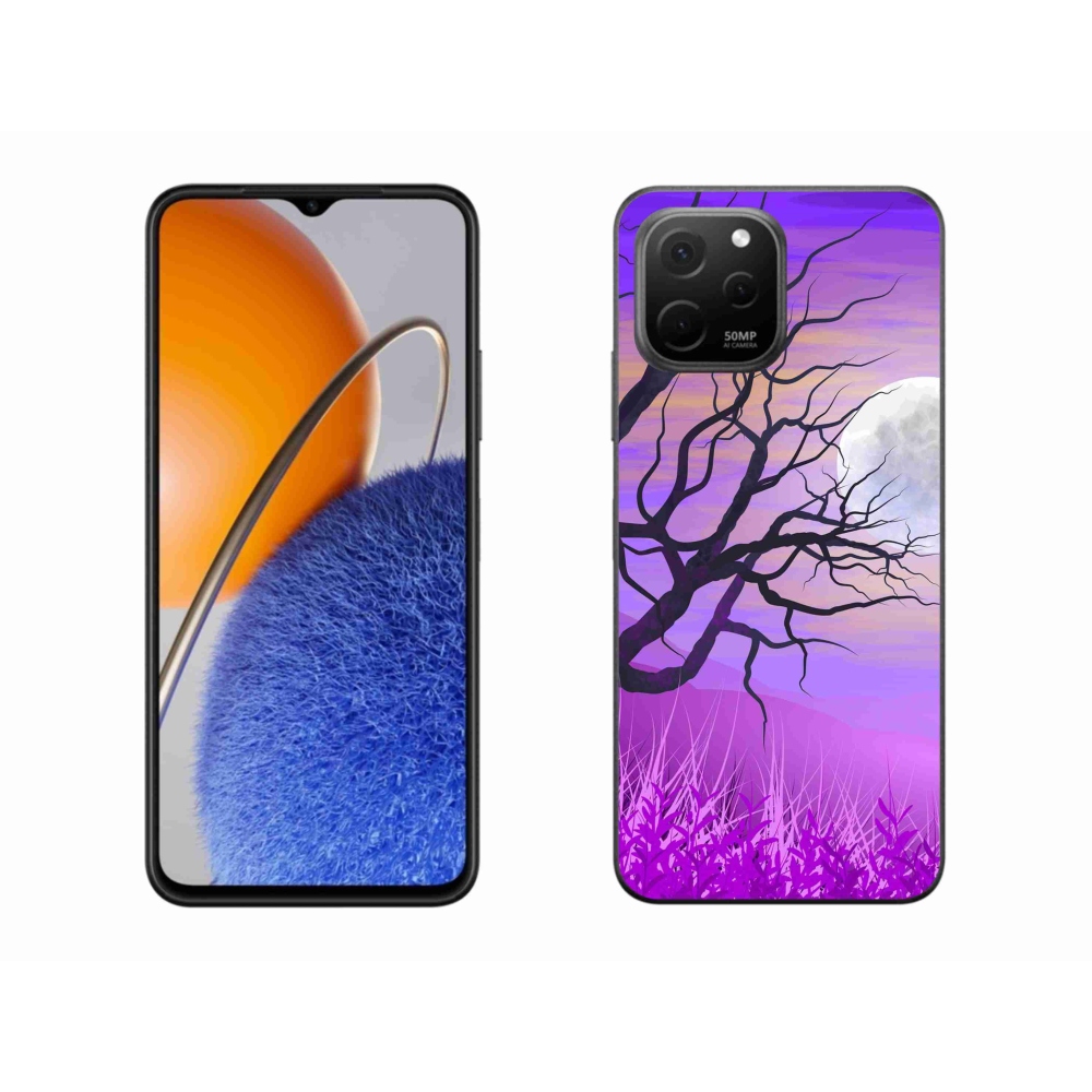 Gél tok mmCase a Huawei Nova Y61-hez - rajzfilmes kidőlt fa