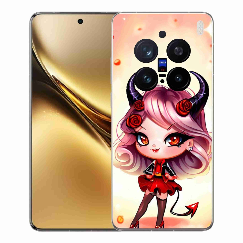 Zselés borítás mmCase a Vivo X200 Pro 5G készülékhez - rajzfilmördög