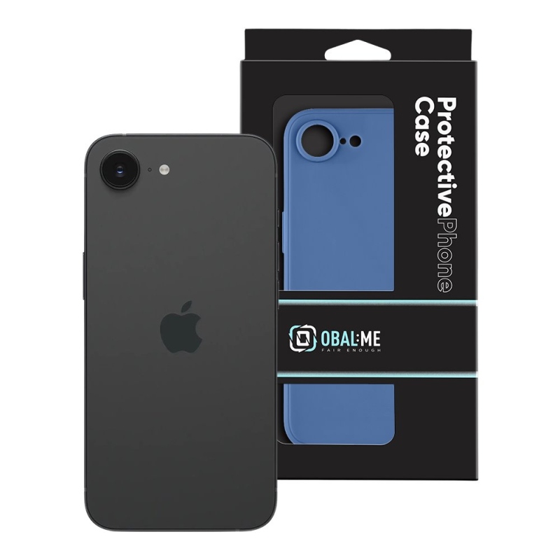 COVER:ME matt TPU borító Apple iPhone 16e Sötétkék
