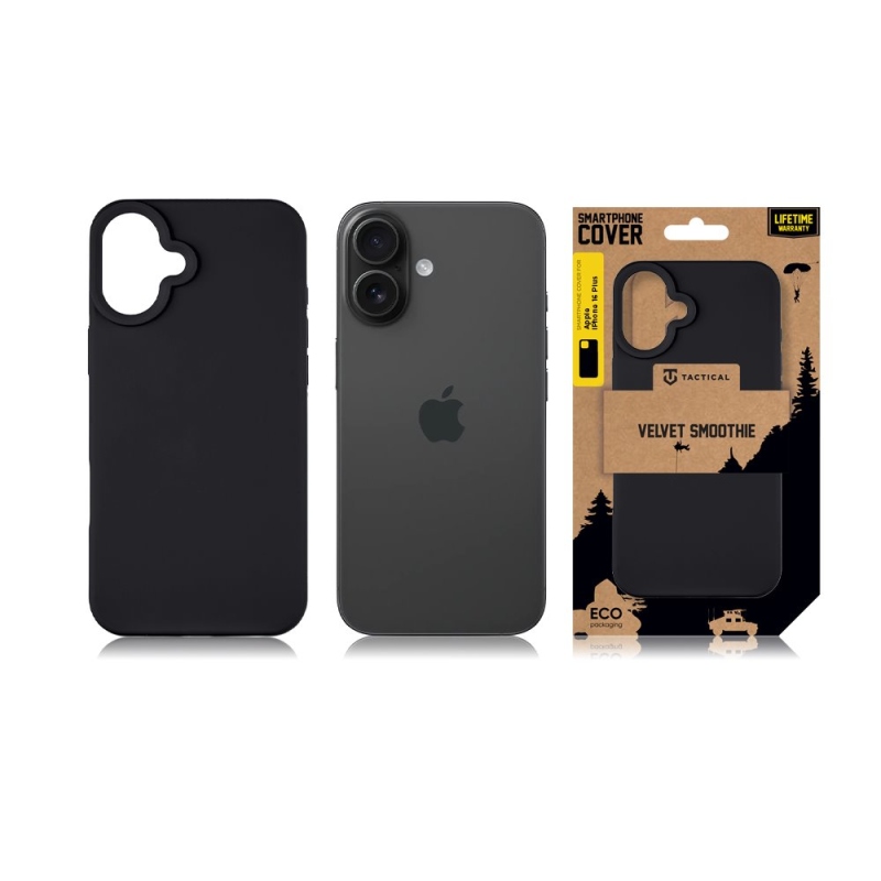Taktikai bársony Smoothie borító Apple iPhone 16 Plus aszfaltra