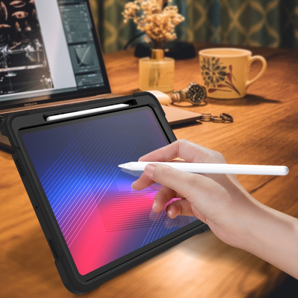 Kick tartós hibrid tok iPad Pro 13 (2024) - Fekete