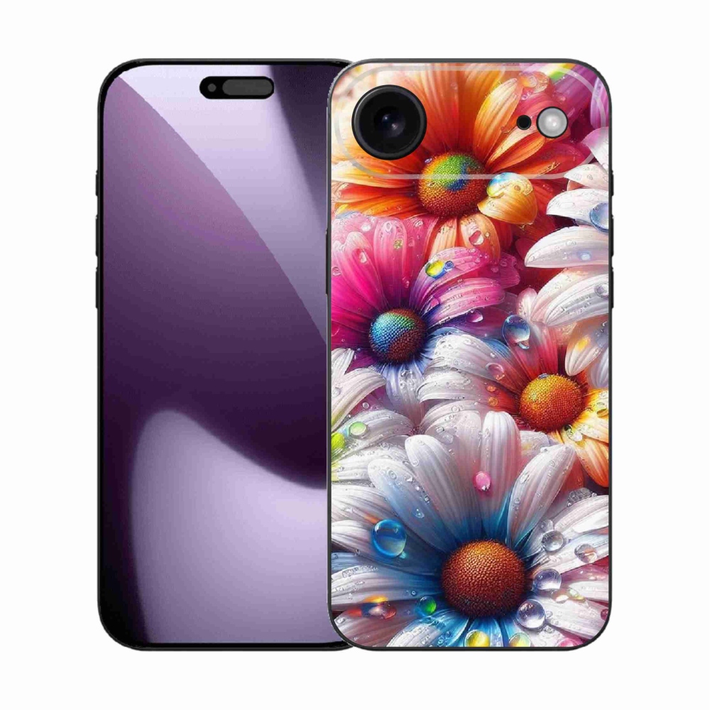 Zselés borítás mmCase iPhone 17 Air készülékhez - színes margaréták