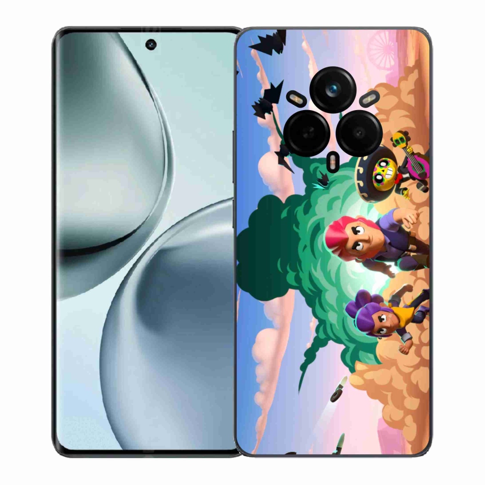 Gél borítás mmCase a Realme 14 Pro 5G-hez - verekedős csillagok