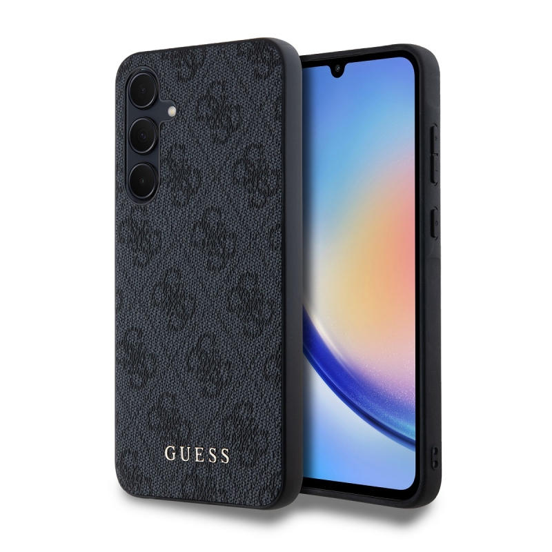 Guess 4G hátlap a Samsung Galaxy A35 5G szürke modellhez