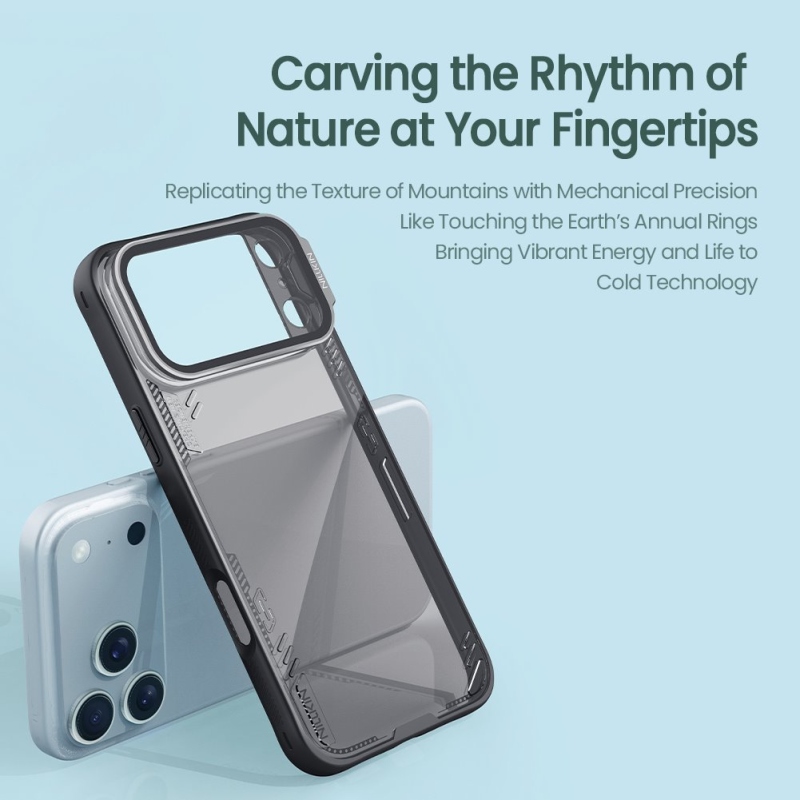 Nillkin Iceblade Prop tok Apple iPhone 17 Pro Max készülékhez, sötét, fekete