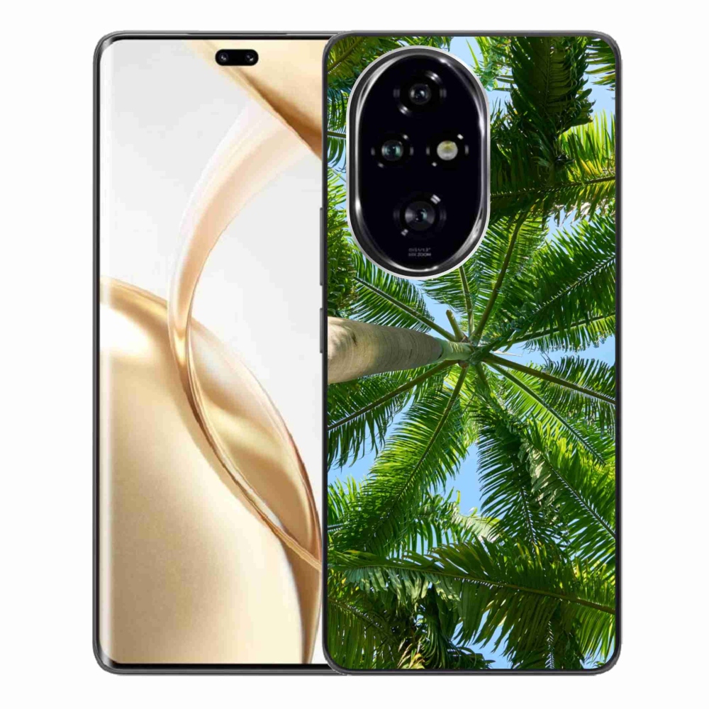 Zselés borítás mmCase a Honor 200 Pro 5G számára - pálmafa