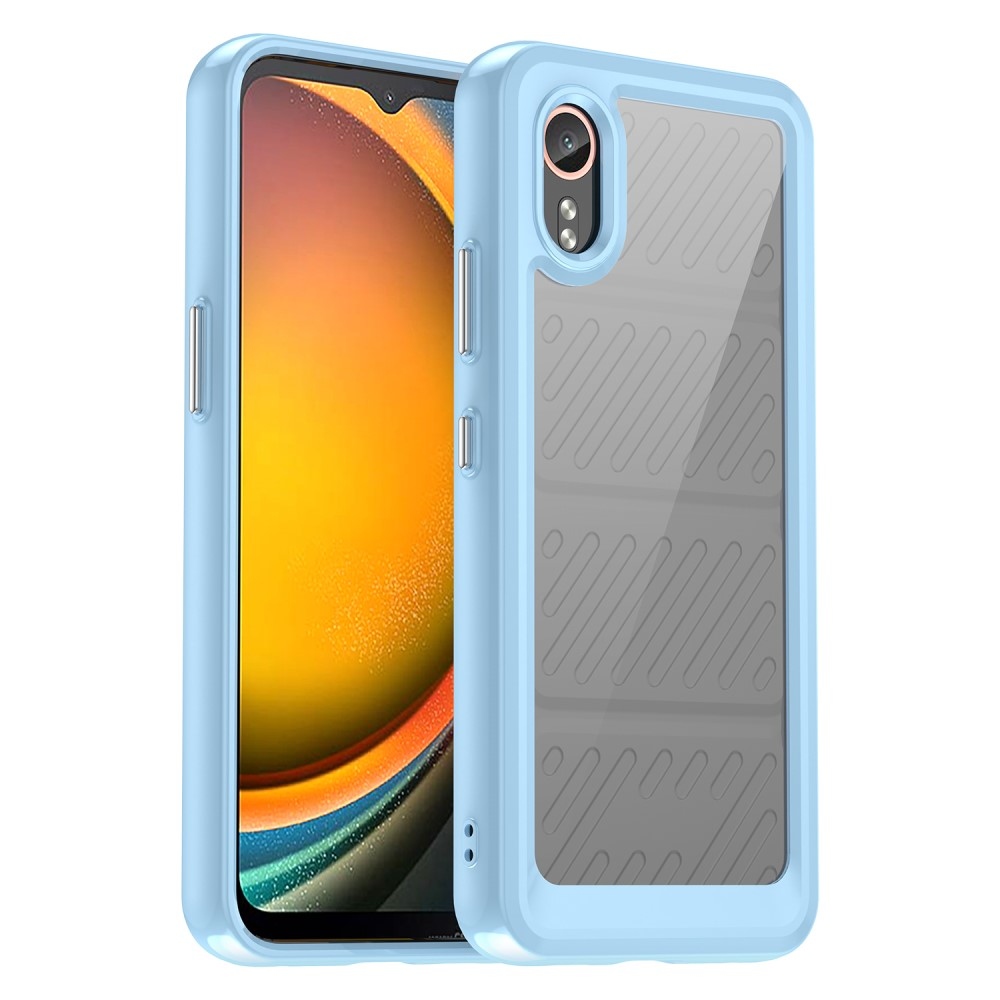 Gél tok fix hátlappal Samsung Galaxy Xcover 7 készülékhez - kék