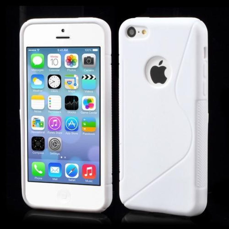 S-line zselés tok iPhone 5C készülékhez - fehér