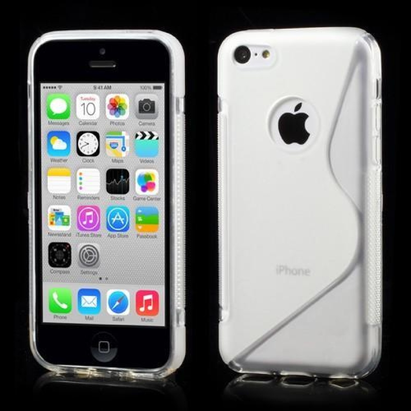 S-line zselés tok iPhone 5C készülékhez - átlátszó