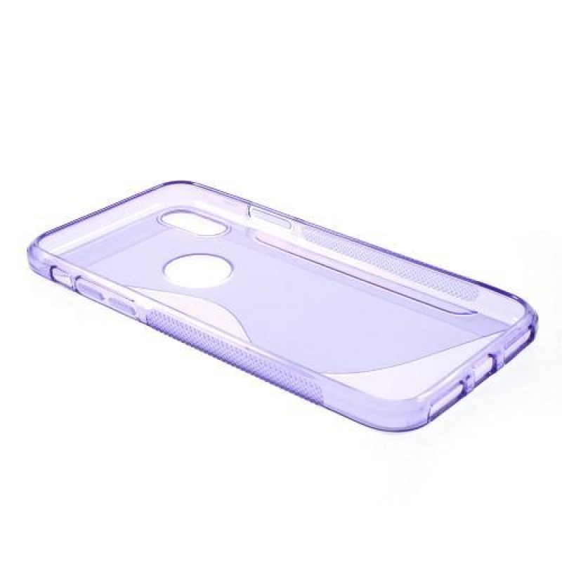 S-line zselés tok iPhone X készülékhez - lila