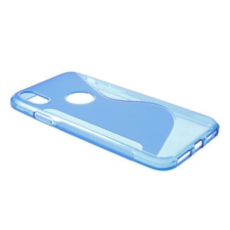 S-line zselés tok iPhone X készülékhez - kék