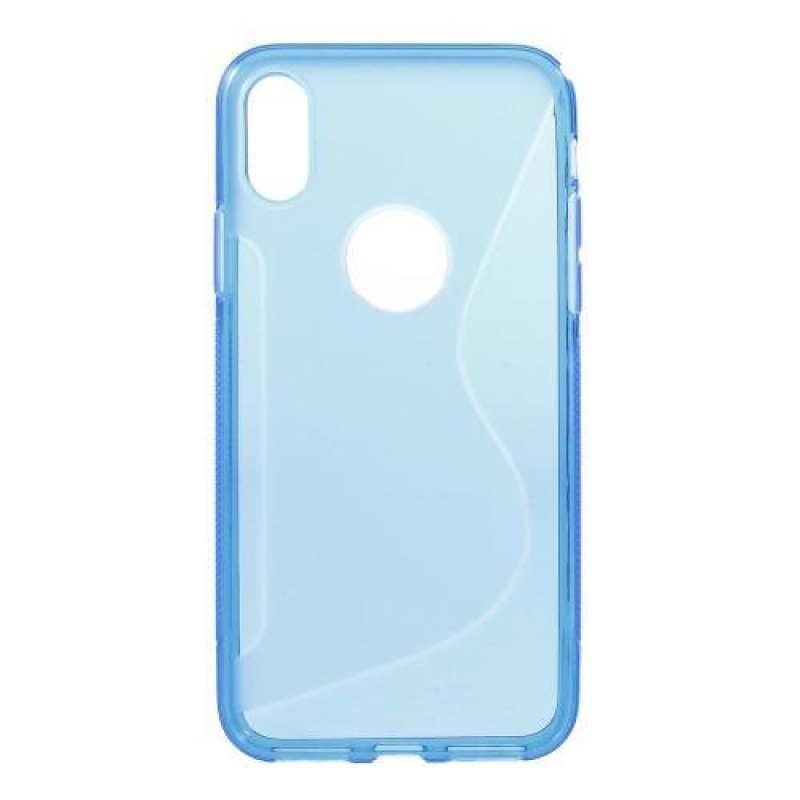 S-line zselés tok iPhone X készülékhez - kék