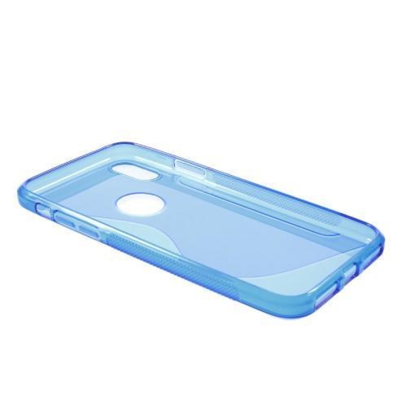 S-line zselés tok iPhone X készülékhez - kék