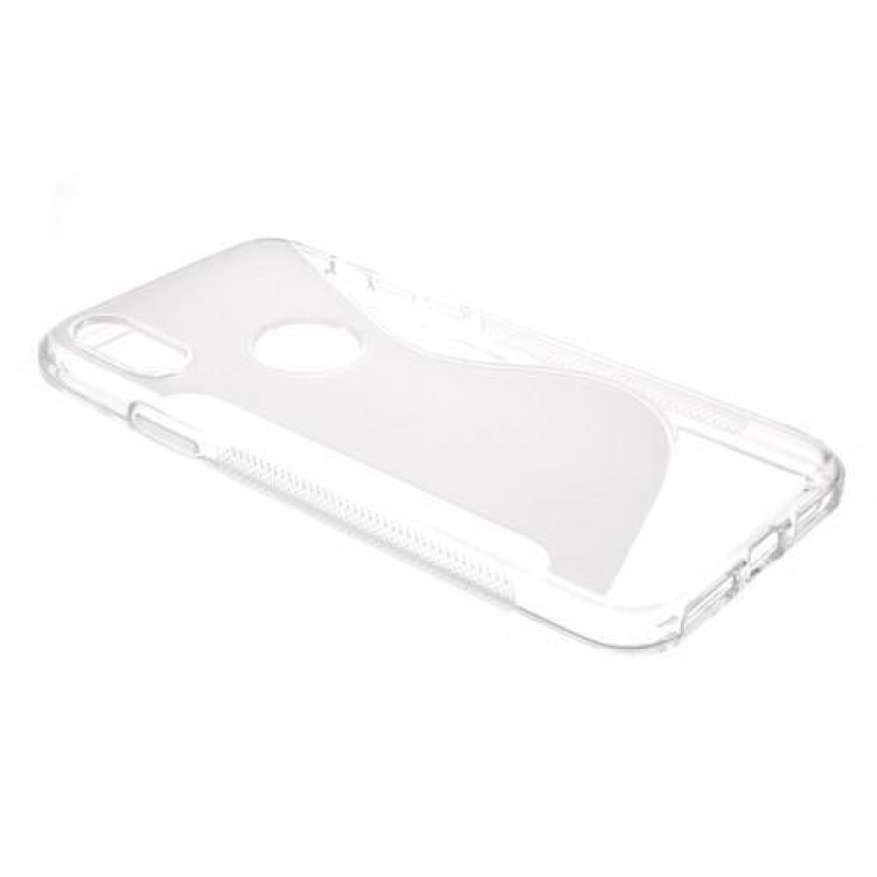 S-line zselés tok iPhone X készülékhez - szürke
