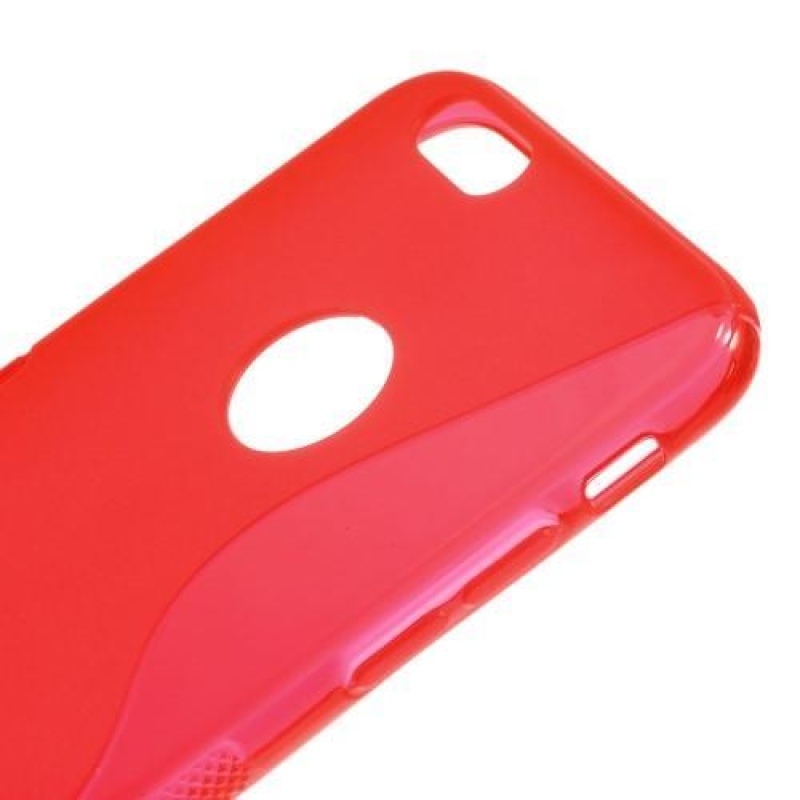 S-line zselés tok iPhone 6 és iPhone 6s készülékhez - piros színű