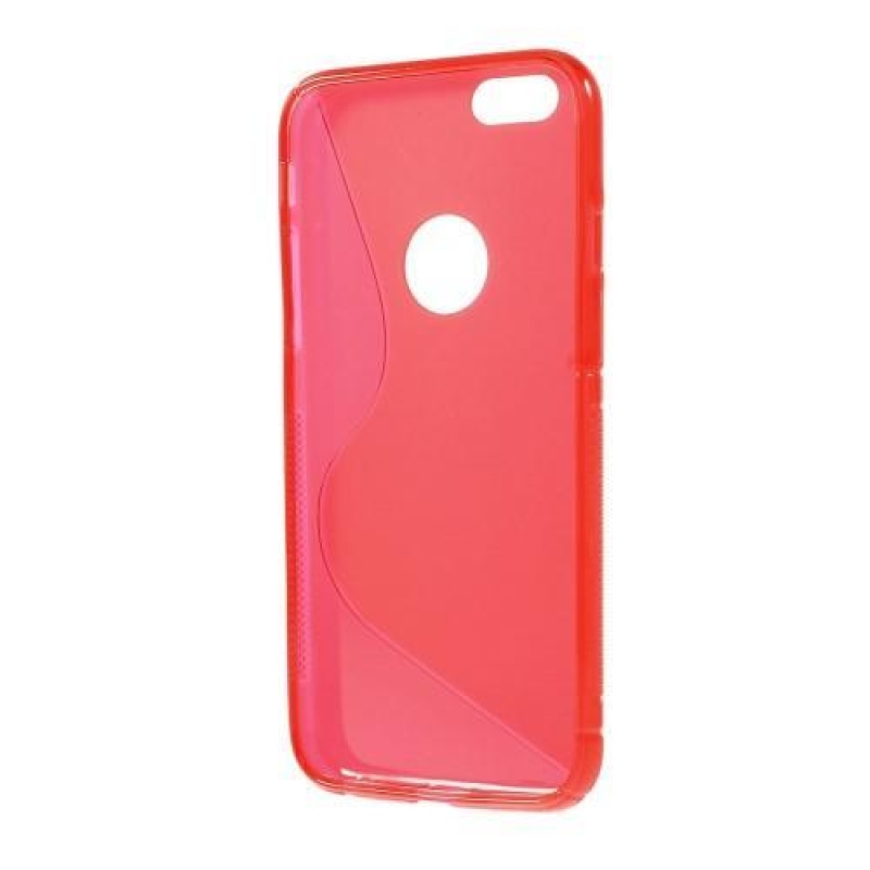 S-line zselés tok iPhone 6 és iPhone 6s készülékhez - piros színű