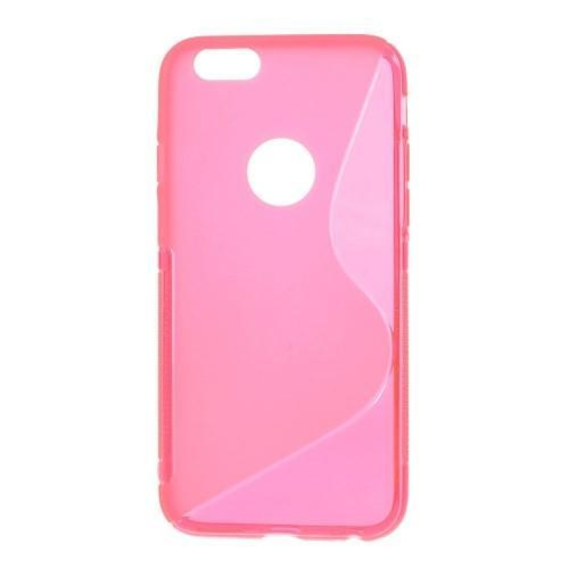 S-line zselés tok iPhone 6 és iPhone 6s készülékhez - rózsaszínű