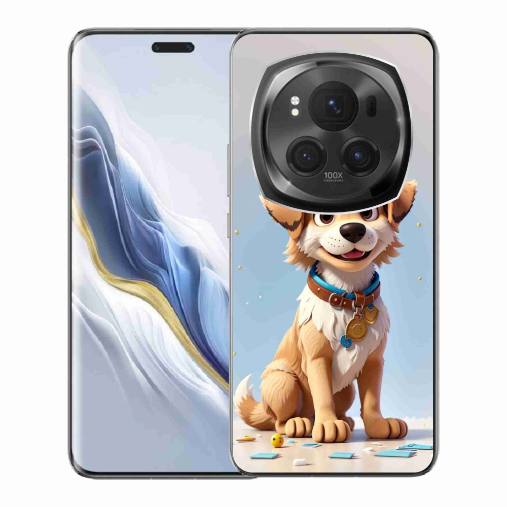 Gél borítás mmCase a Honor Magic 6 Pro 5G számára - rajzfilm kölyökkutya
