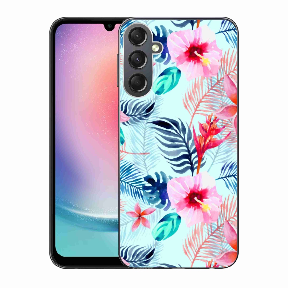 Zselés borítás mmCase Samsung Galaxy A24 készülékhez - virágok