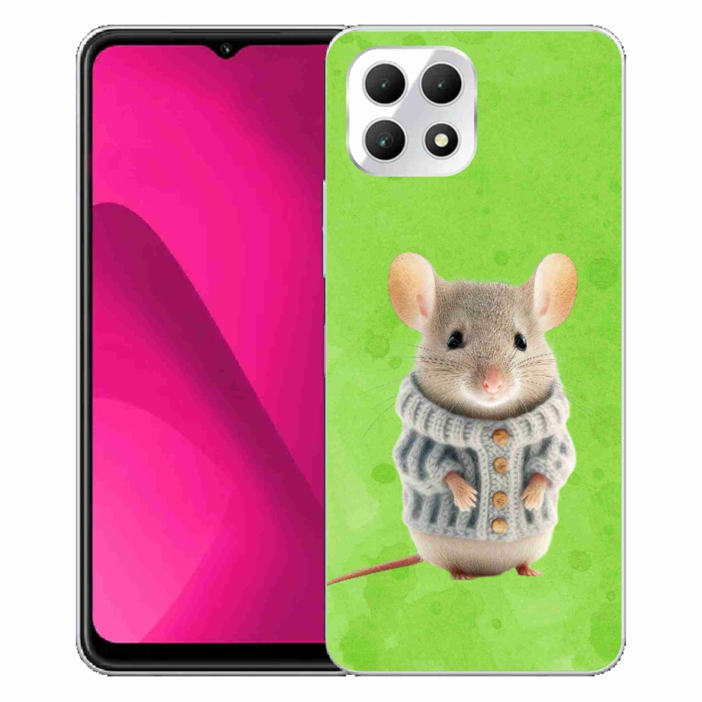 Zselés borítás mmCase a T-Mobile T Phone 2 telefonhoz - egér pulóverben