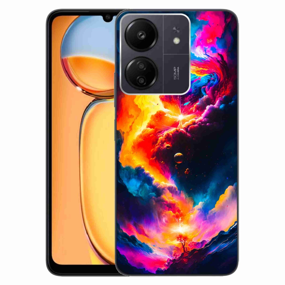 Gél borítás mmCase a Xiaomi Poco C65/Redmi 13C számára - absztrakt motívum