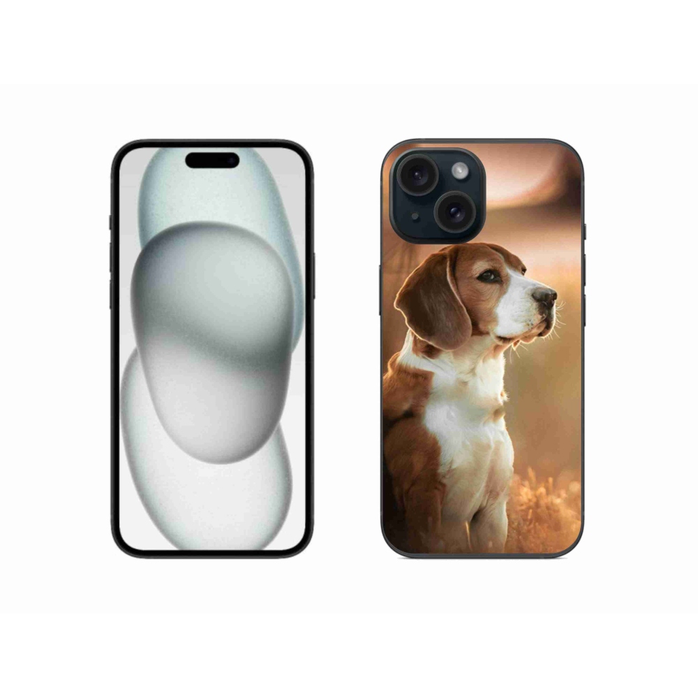 Zselés borítás mmCase iPhone 15 készülékhez - bézs színű