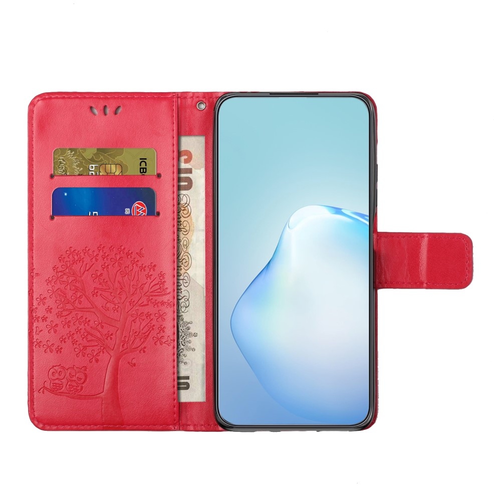 Fás könyv tok Samsung Galaxy A35 5G - piros