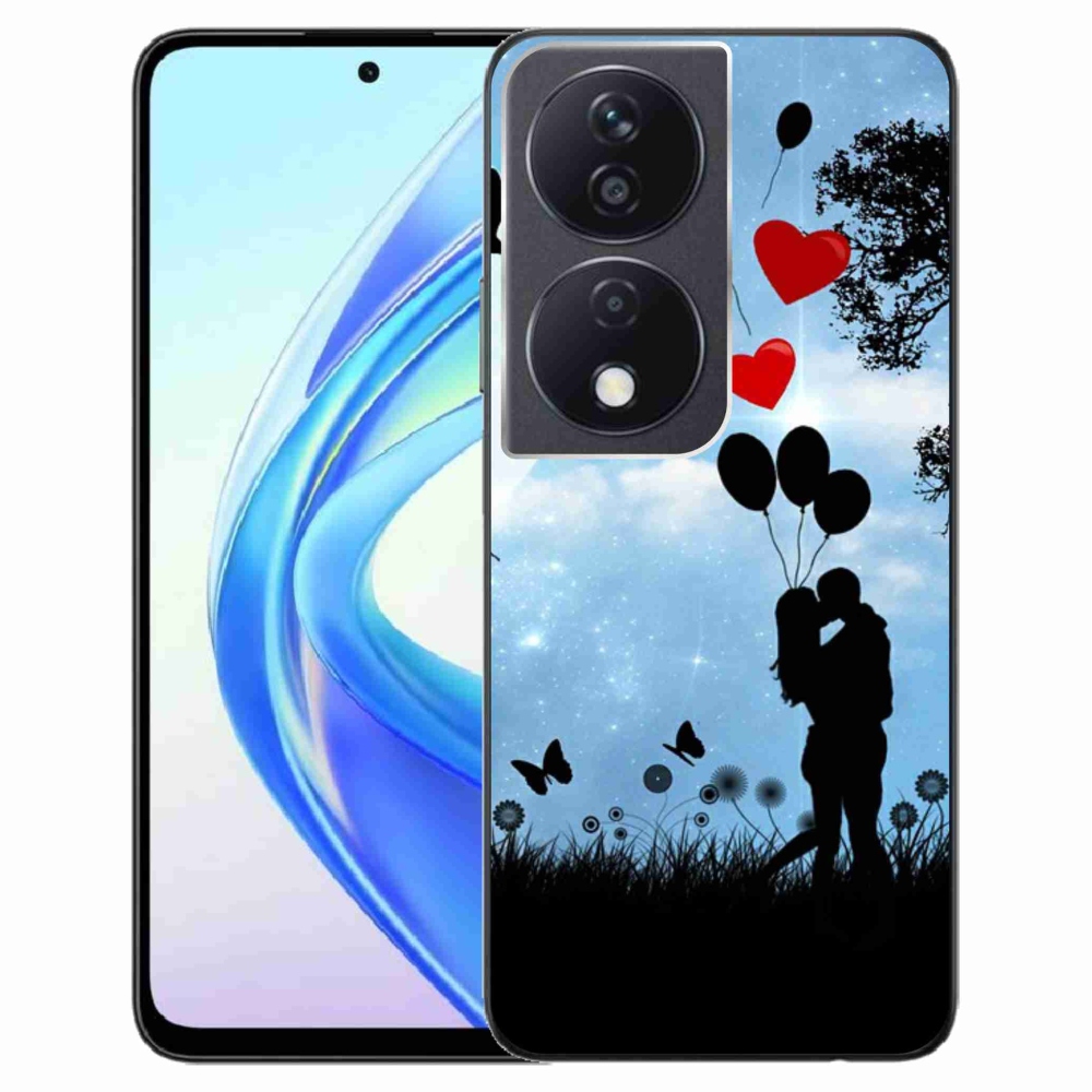 Gél tok mmCase a Honor X7b/Honor 90 Smart számára - szerelmespár