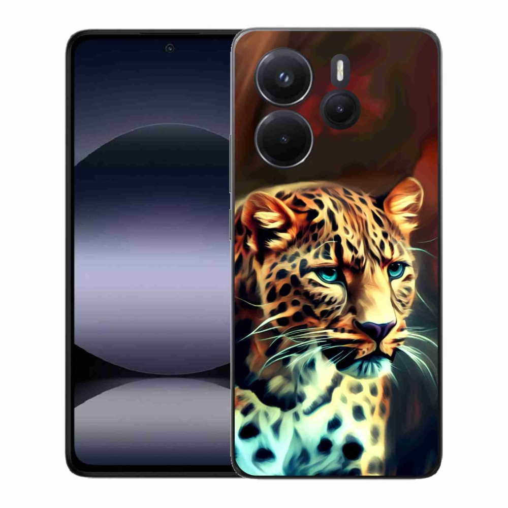 Gél borítás mmCase a Xiaomi Redmi Note 14-hez - leopárd