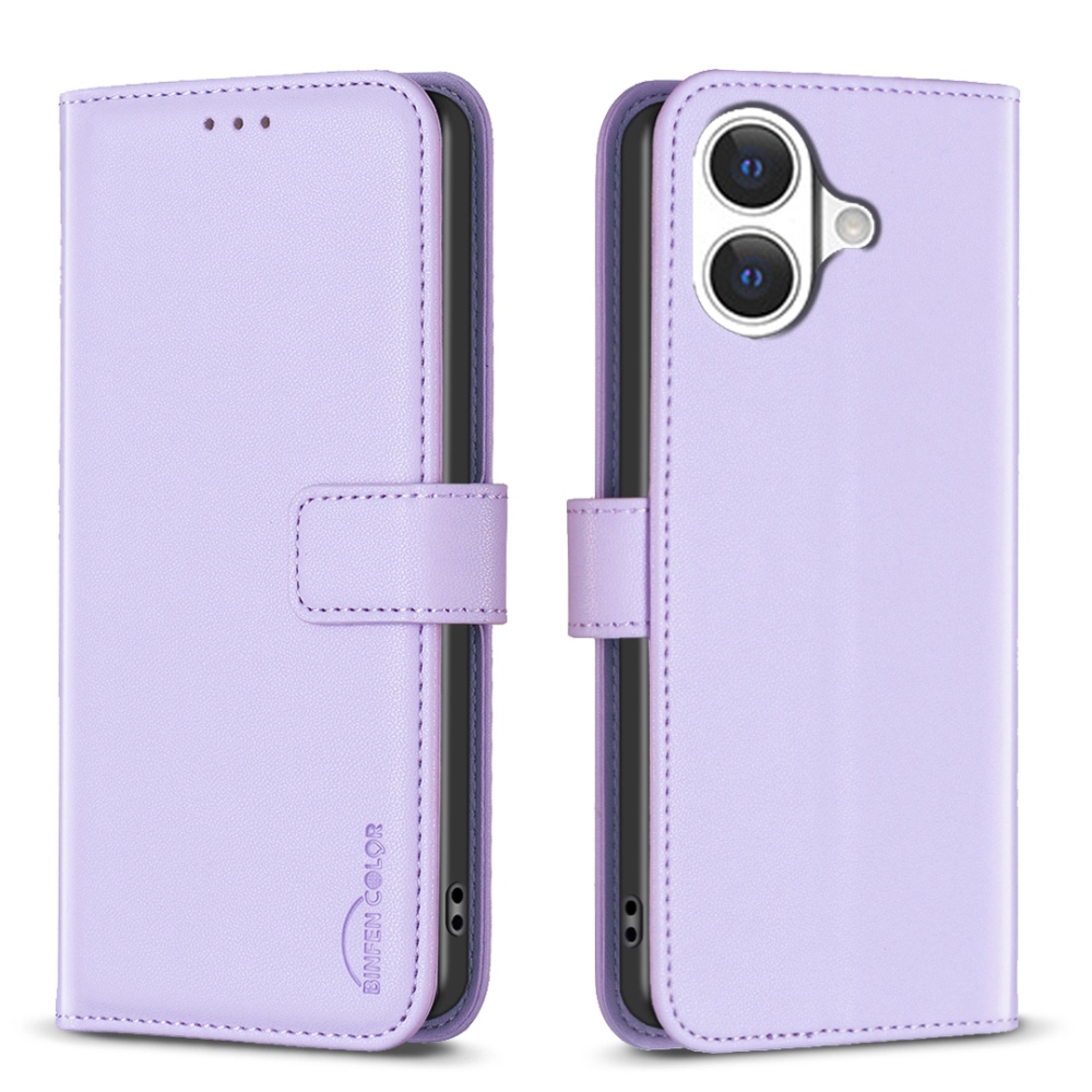 BNF könyvtáska iPhone 17 készülékhez - világos lila
