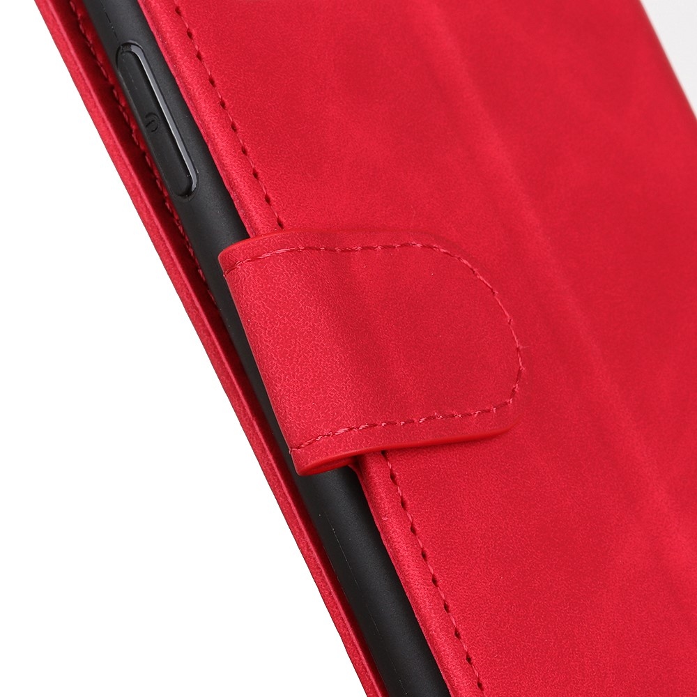 KHAZ könyv tok Xiaomi Redmi Note 14-hez - piros
