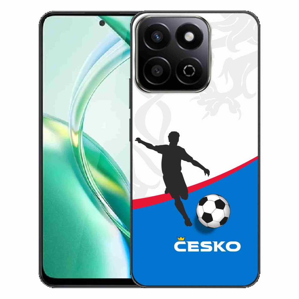 Zselés borítás mmCase a Honor 200 Smart 5G készülékhez - futball Csehország 1