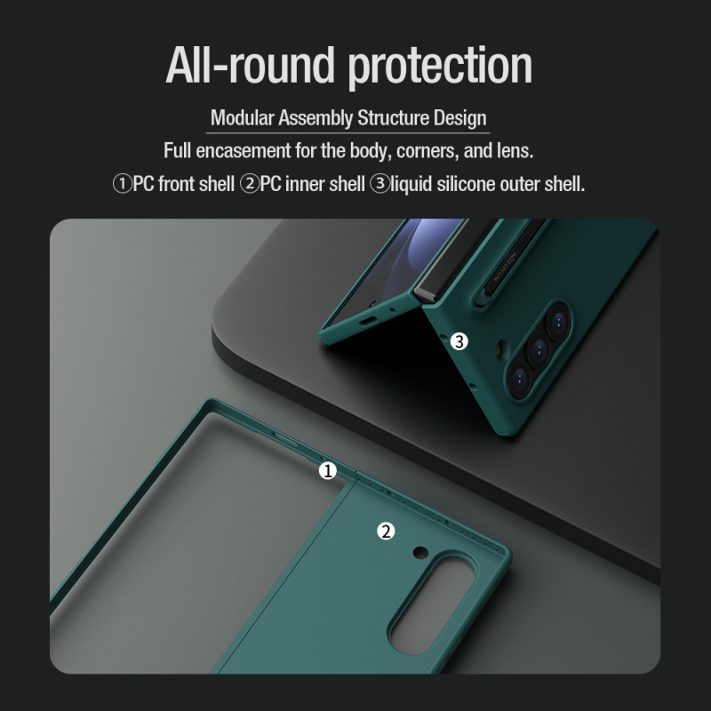 Nillkin Flex Flex Pure Fold S Pen borító Samsung Galaxy Z Fold 6 Fekete