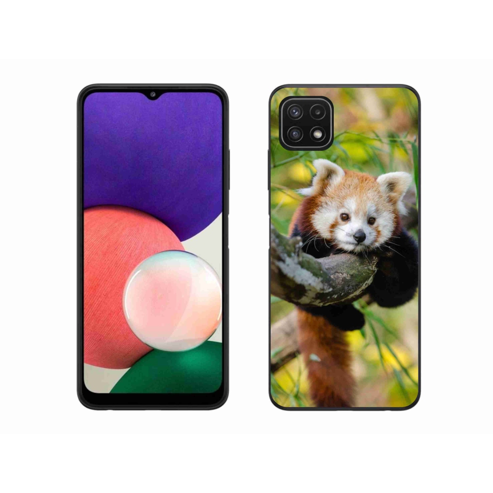 Zselés borítás mmCase Samsung Galaxy A22 5G - pandavörös