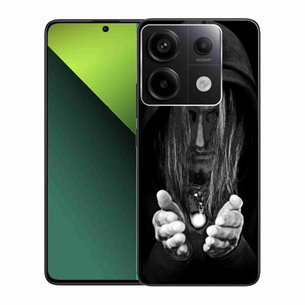 Gél borítás mmCase a Xiaomi Redmi Note 13 Pro 5G/Poco X6 5G számára - titokzatos személy