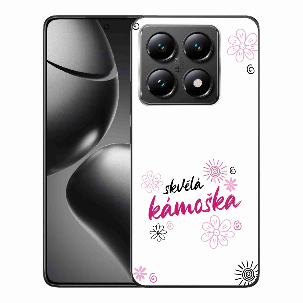 Gél borító mmCase a Xiaomi 14T - nagyszerű haver fehér háttérrel
