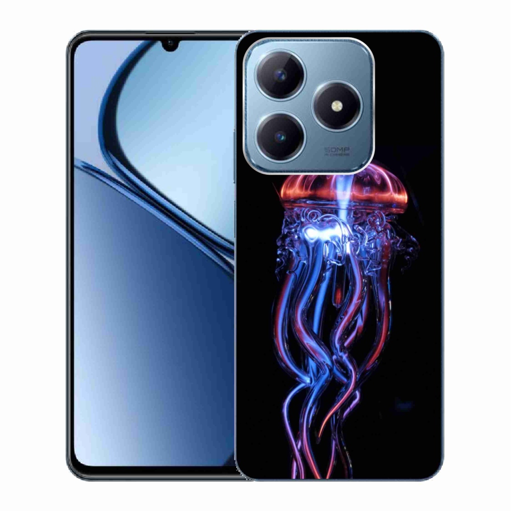 Zselés borítás mmCase a Realme C63 készülékhez - medúza
