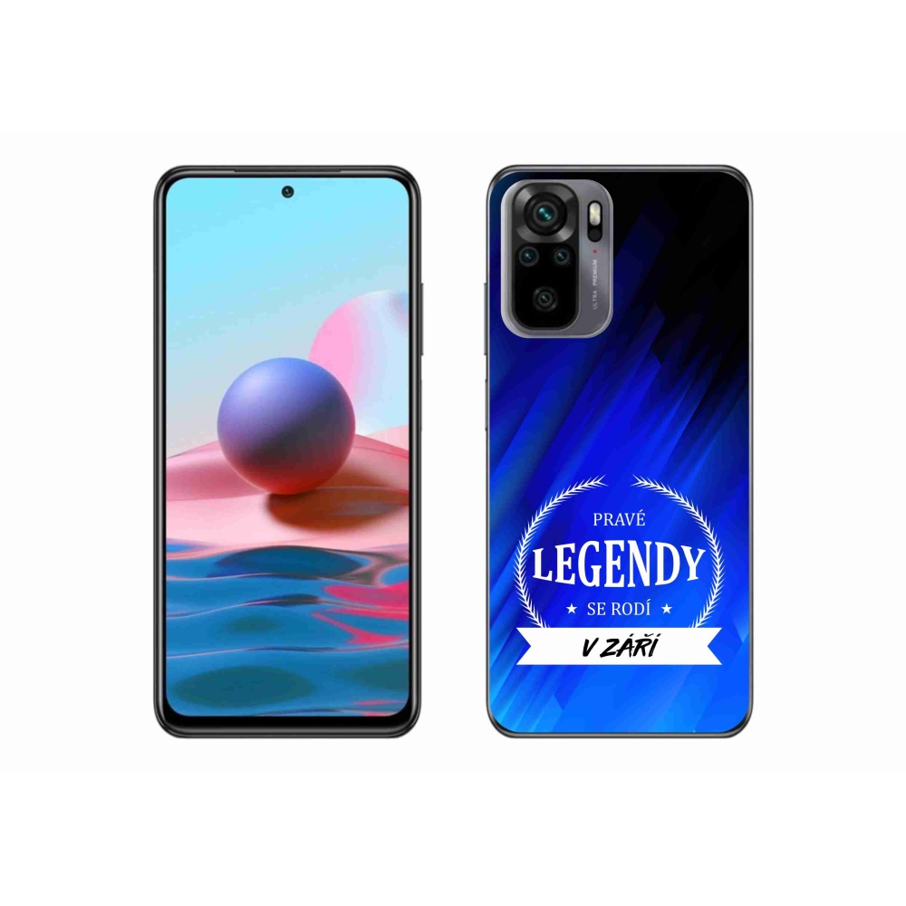 Gél borítás mmCase a Xiaomi Redmi Note 10 4G - Legendák szeptemberi kék háttérrel